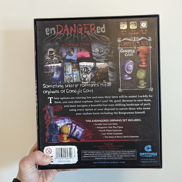 Endangered orphans of condyle cove tabletop board game (complete) - Picture 5 of 7